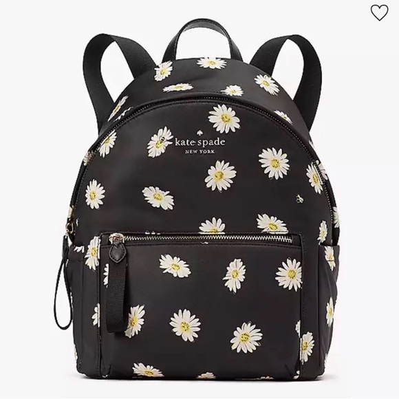 NWT Kate Spade Chelsea daisy medium backpack bundle includes cosmetic bag $378 - Picture 9 of 13